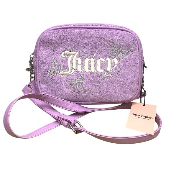 Juicy Couture Handbags - NWT Juicy Couture Purple Crossbody butterfly bag purse